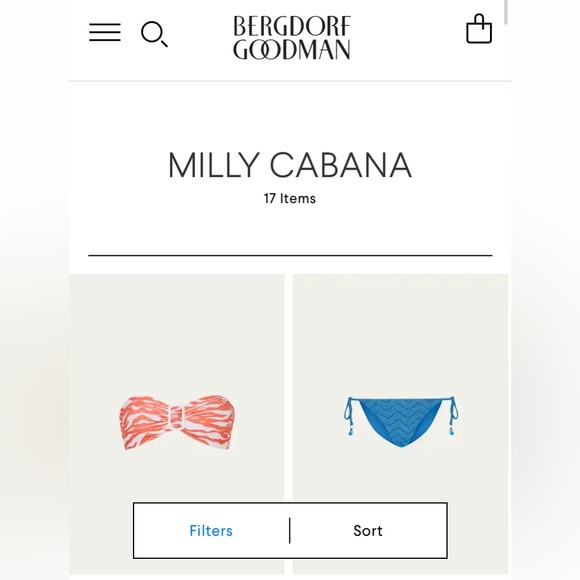 MILLY Cabana retro brown and white crochet beach coverup size medium - Picture 9 of 10